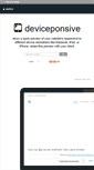 Mobile Screenshot of deviceponsive.com